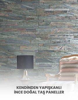 Kendinden Yapışkanlı İnce Doğal Taş Paneller