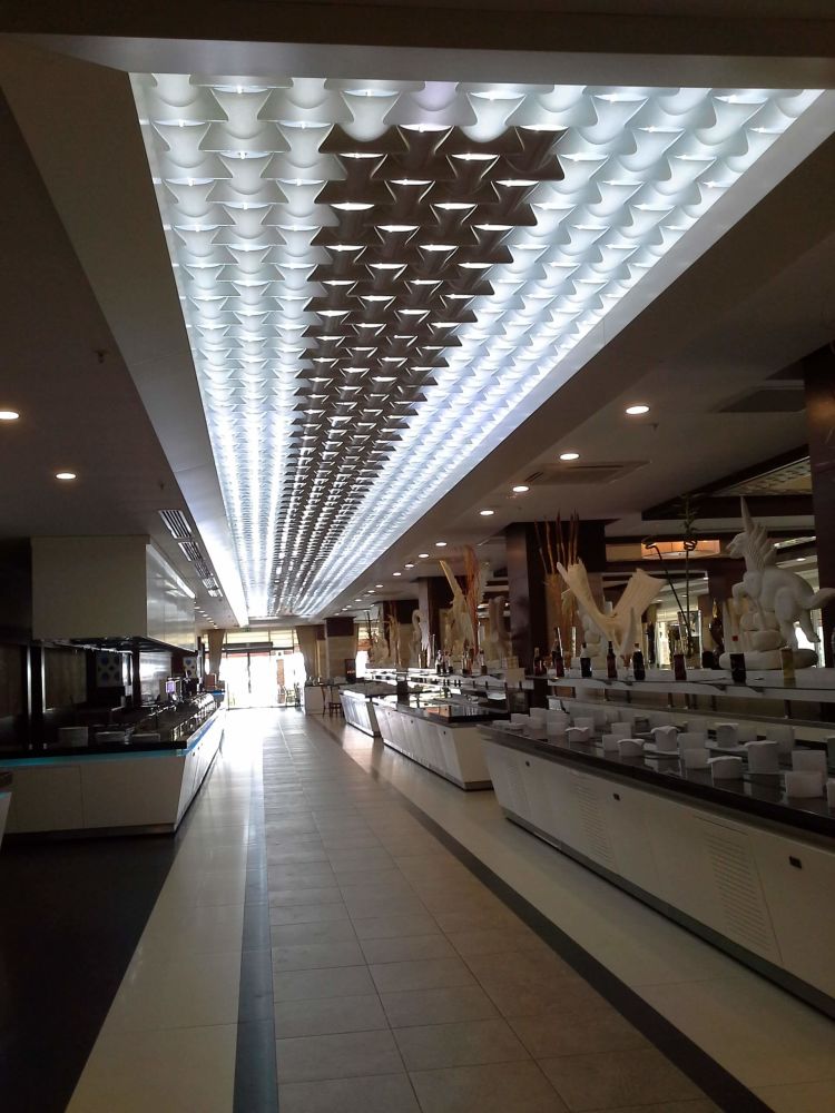 PI-2 Işık Geçiren PVC Panel - Gri