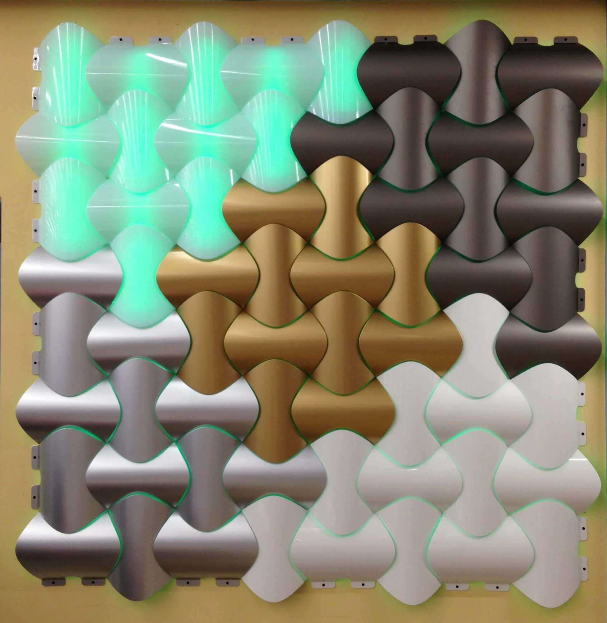 Pı-3 Işık Geçiren Pvc Panel - Gümüş
